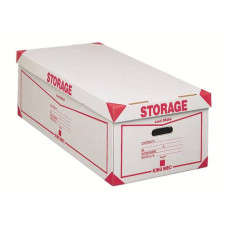 CONTENITORE 8 SCATOLE ARCHIVIO KING MEC STORAGE 41X27X78 CM BIANCO