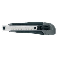 Cutter Westcott premium - larghezza lama 18 mm - guida lama in metallo grigio/nero