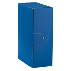 EUROBOX PORTAPROGETTI A BOTTONE 25X35 CM DORSO 120MM BLU