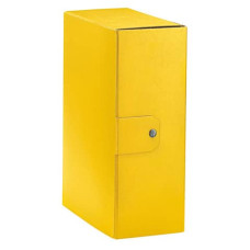 EUROBOX PORTAPROGETTI A BOTTONE 25X35 CM DORSO 120MM GIALLO