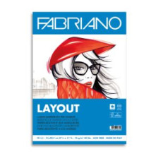 FABRIANO LAYOUT ALBUM DISEGNO PER MARKER A4 LISCIO BARRIERATA 70FF 75GR