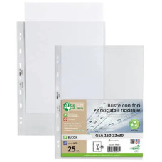 GEA BUSTE IN POLIPROPILENE BUCCIA 22X30 150 LINEA GREEN CONF.25 BUSTE