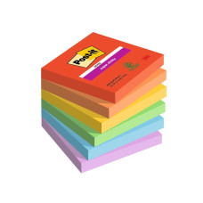 POST-IT SUPER STICKY PLAYFUL 76*76 CF.6 PEZZI