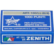 PUNTI METALLICI PINZATRICE ZENITH 130/LL 6/4