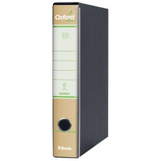 REGISTRATORE COMMERCIALE ESSELTE OXFORD GREEN CON CUSTODIA CARTA RICICLATA DORSO 5 CM
