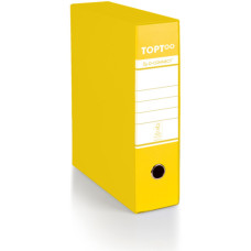 REGISTRATORE DI PROTOCOLLO CON CUSTODIA TOPTOOL PLUS BY , DORSO 8 CM - GIALLO