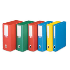 SCATOLA PORTAPROGETTI LEONARDI PLUS PPL 25,5X35,5 CM - DORSO 6 CM ROSSO U206RO