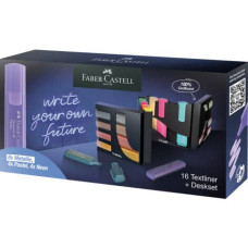 SET FABER-CASTELL DA SCRIVANIA EVIDENZIATORI TEXTLINER - 16 PEZZI -