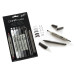 COPIC CIAO PANTONE PENNARELLO SUPER BRUSH E MEDIUM BROAD SET TONI DI GRIGIO