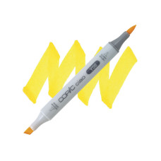 COPIC CIAO PANTONE PENNARELLO SUPER BRUSH E MEDIUM BROAD Y08 ACID YELLOW