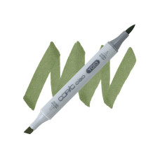 COPIC CIAO PANTONE PENNARELLO SUPER BRUSH E MEDIUM BROAD YG63 PEA GREEN