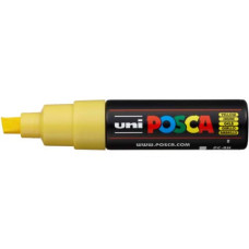 UNI POSCA MARCATORE LARGE P/SCALPELLO PC-8K GIALLO