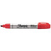 SHARPIE METAL PENNARELLO INDELEBILE PUNTA SCALPELLO CONF. 12 PZ ROSSO