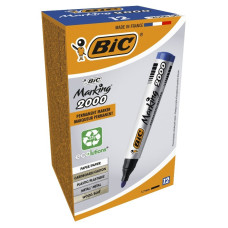 BIC PENNARELLO INDELEBILE PUNTA TONDA CONFEZIONE 12 PENNARELLI BLU