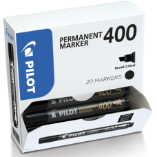 ESPOSITORE PILOT MARKER MK SCA-100 CF. 20 MARCATORI PUNTA SCALPELLO NERO