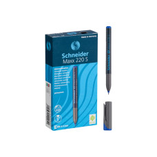 SCHNEIDER MAXX 220 S PENNARELLO INDELEBILE SUPERFINE CONF. 10 PZ. BLU