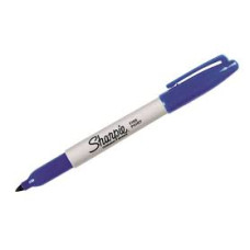 SHARPIE PENNARELLO INDELEBILE FINE BLU