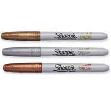 SHARPIE PENNARELLO INDELEBILE PUNTA FINE METALLIC ARGENTO