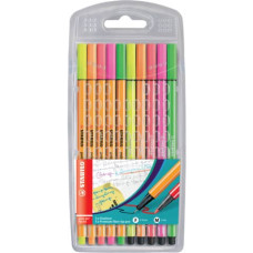 PENNARELLI STABILO PEN 68 E POINT 88 - CONF. 10 COLORI ASSORTITI