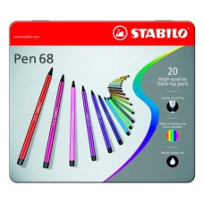 STABILO PEN 68 ASTUCCIO 20 PENNARELLI