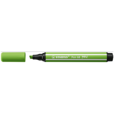 STABILO PEN 68 MAX PUNTA SCALPELLO CONF. 5 PENNARELLI VERDE CHIARO 768/33