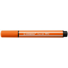  STABILO PEN 68 MAX PUNTA SCALPELLO CONF. 5 PENNARELLI  VERMIGLIO PALLIDO 768/30