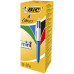 PENNA A SFERA A SCATTO BIC 4 COLOURS PEN DESK M 1 MM