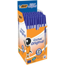 BIC CRISTAL PENNA A SFERA CONF.50 PEZZI BLU