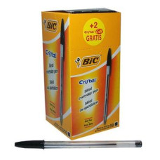 BIC CRISTAL PENNA A SFERA CONF.50 PEZZI NERO