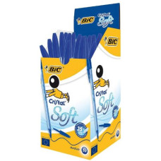 BIC CRISTAL SOFT BLU CONF.50 PENNE