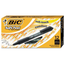 BIC SFERA SOFT FEEL CLIC GRIP CONF.12 PEZZI NERO