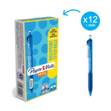 PAPERMATE INKJOY 300 RT PENNA SFERA SCATTO CONF.12 PEZZI BLU