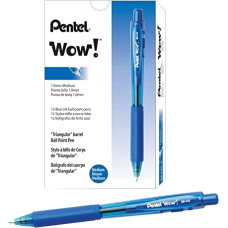 PENTEL WOW BK440 PENNA SFERA CONF.12 PEZZI BLU