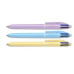 PENNA A SFERA A SCATTO BIC 4 COLOURS PASTEL AZZURRO