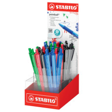 ESPOSITORE 38 PENNE A SFERA A SCATTO STABILO POINTBALL COLORFUL 0,5 MM ESPOSITORE 38 PENNE A SFERA A SCATTO STABILO POINTBALL COLORFUL 0,5 MM