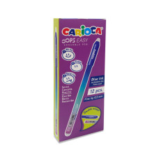 CARIOCA OOPS EASY PENNA CANCELLABILE 12 PZ BLU