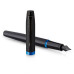 PARKER IM VIBRANT RING BLU PENNA STILOGRAFICA PUNTA FINE