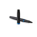 PARKER IM VIBRANT RING BLU PENNA ROLLER PUNTA FINE