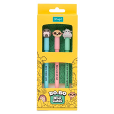 SET BO-BO PENNE CANCELLABILI SCOIATTOLO RICCIO COCODRILO