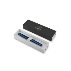 PARKER IM MONOCHROME BLU PENNA ROLLER PUNTA FINE