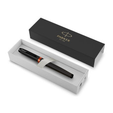 PARKER IM VIBRANT RING ORANGE PENNA STILOGRAFICA PUNTA FINE