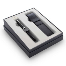 PARKER GIFTSET SONNET LACQUE BLACK CT PENNA STILOGRAFICA