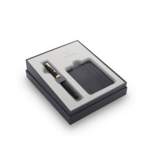 PARKER GIFTSET SONNET LACQUE BLACK GT PENNA STILOGRAFICA