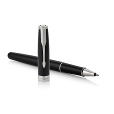 PARKER SONNET LACQUE BLACK CT PENNA ROLLER FINE