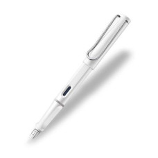 LAMY SAFARI WHITE STILOFRAFICA PUNTA FINE