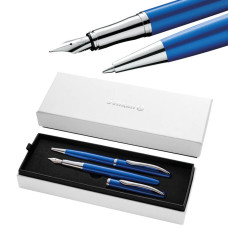 PELIKAN SET PENNA SFERA E STILOGRAFICA NOBLE ELEGANCE SAPHIRE