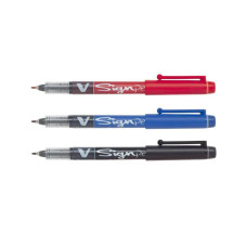 PILOT V SIGNPEN FINELINER CONF.12 PEZZI BLU