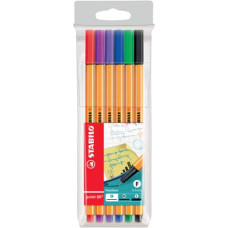 STABILO POINT 88 FINELINER ASTUCCIO DA 6 COLORI