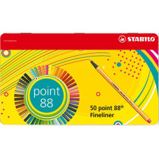 STABILO POINT 88 FINELINER SCATOLA METALLO 50 FINELINER