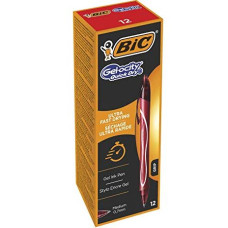 BIC GEL-OCITY QUICK DRY CONF.12 PENNE ROSSO